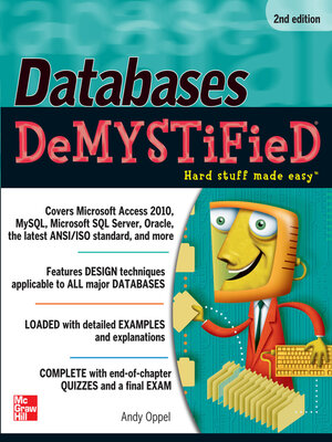 cover image of Databases DeMYSTiFieD